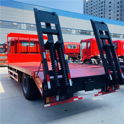 重汽单桥平板拖车 小钩机搬运的理想选择与选购指南